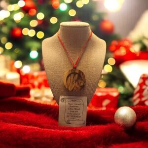 Nativity Scene Necklace Christmas New